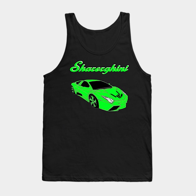 sharerghini green Tank Top by NewMerch